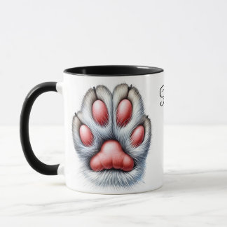 Funny Cat Paw Coffee Mug Mok
