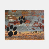 Funny Cat Paws Doormat Deurmat (Voorkant)
