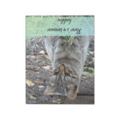 Funny Cat Photography Notitieblok (Linkerzijde)