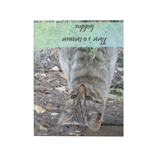 Funny Cat Photography Notitieblok (Linkerzijde)