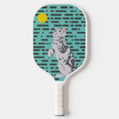 Funny Cat Pickleball Paddle (Voorkant)