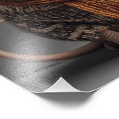 Funny Cat Pilot with Goggles Cool Aviator Aviation Foto Afdruk (Hoek)