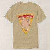 Funny Cat Pizza Premium T-shirt (Design voorkant)