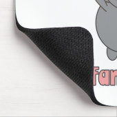 Funny Cat Playing Flute Music Lover Musician Carto Muismat (Hoek)