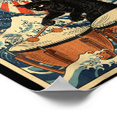 Funny Cat Playing Timpani For Jazz Musician Percus Poster (Hoek)