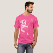 Funny Cat Plays Guitar T-shirt (Voorkant volledig)