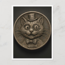 Funny cat. Postcard Briefkaart