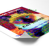 Funny Cat Poster (Hoek)