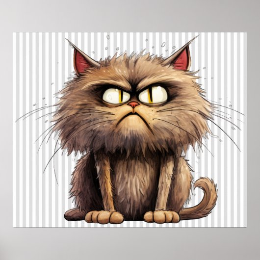 Funny Cat Poster (Voorkant)