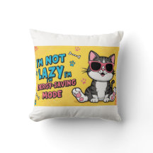 Funny Cat Poster Cartoon met zonnebril