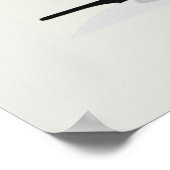 Funny Cat Poster- "Kan ik u helpen begraven dat? Poster (Hoek)