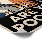 Funny Cat Poster | Poepen jullie? | Cat Art (Hoek)