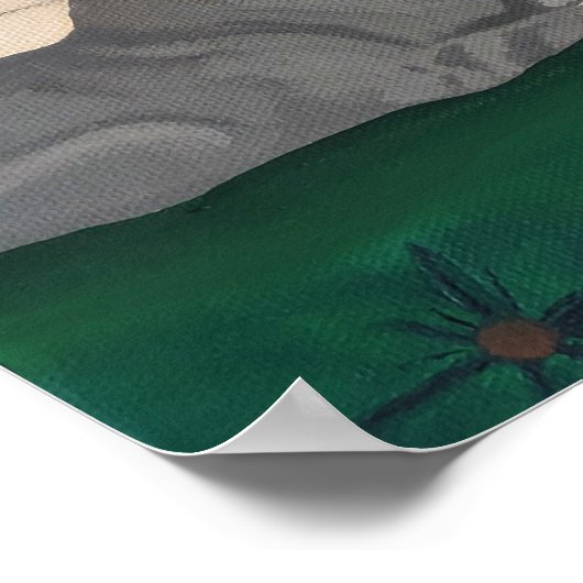 Funny Cat Poster - Verwerping van effecten (Hoek)