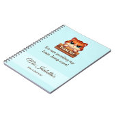 Funny Cat - Privacy Notitieboek (Linkerzijde)