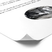 Funny cat privilege slaapt selfie poster matte (Hoek)