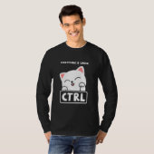 Funny Cat Programmer Developer Coder Computer Scie T-shirt (Voorkant volledig)