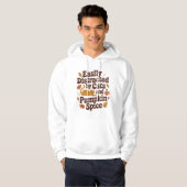 Funny Cat – Pumpkin Spice Lover Herfst Hoodie (Voorkant volledig)