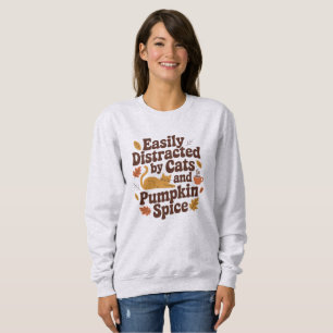 Funny Cat – Pumpkin Spice Lover Herfst Trui