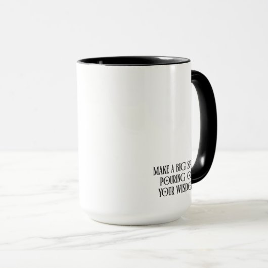Funny Cat Pun Aquarius Birthday Gift Mug Mok (Voorkant rechts)