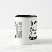 Funny Cat Pun Coffee Mok, Cat Lover Magic Mok (Midden)