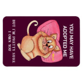 Funny Cat Pun Magnet - Kitchen Fridge Meme Gift Magneet (Horizontaal)