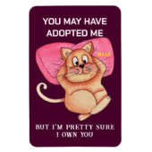 Funny Cat Pun Magnet - Kitchen Fridge Meme Gift Magneet (Verticaal)