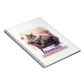 Funny Cat Quote Back-to-School Dierenvrienden Notitieboek (Rechterzijde)