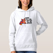 Funny Cat Quote Hoodie (Voorkant)