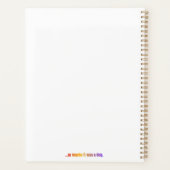 Funny Cat Quote Spiral Notitieboek voor bibliothec (Achterkant)