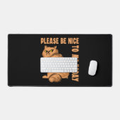 Funny Cat Quote Tomcat-design Bureaumat (Keyboard & Muis)
