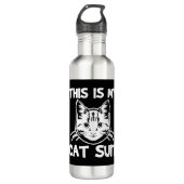 Funny Cat Quote Waterfles (Voorkant)