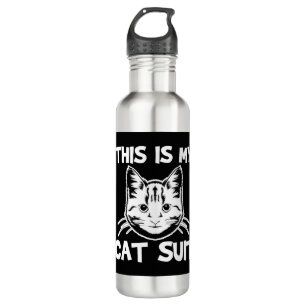 Funny Cat Quote Waterfles