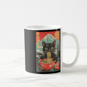  Funny Cat Ramen Anime Cat Japanese Graphic Koffiemok