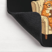 Funny Cat Reading 6-7 Meme Englieacher Book Lover Muismat (Hoek)