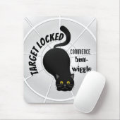 Funny Cat Ready to Pounce Muismat (Met muis)