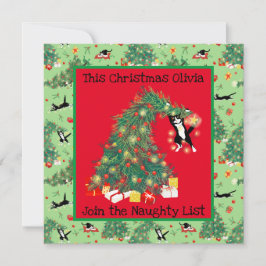 Funny Cat Regret Niets Custom Flat Wenskaart Kaart