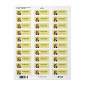 Funny Cat Return Address Labels (Full Sheet)