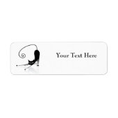 Funny Cat Return Address Labels (Voorkant)