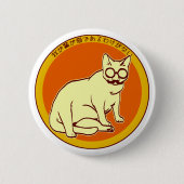 Funny Cat Ronde Button 5,7 Cm (Voorkant)