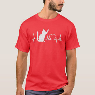 Funny Cat s for Women - Meowy Cute Lover Heart T-shirt