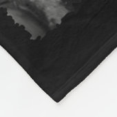 Funny Cat Santa Bigfoot Alien Christmas Selfie Tee Fleece Deken (Hoek)