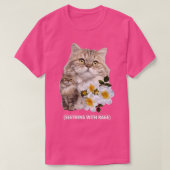 Funny Cat Seething met Rage Sarcastic Kat T-shirt (Design voorkant)