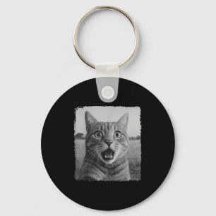 Funny Cat Selfie Meme Graphic Voor Mannen Vrouwen  Sleutelhanger