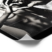 Funny Cat Selfie With Romantic Bigfoot In Love Wit Poster (Hoek)