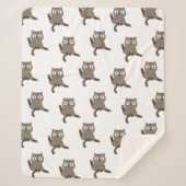 Funny Cat Sherpa Deken (Voorkant)