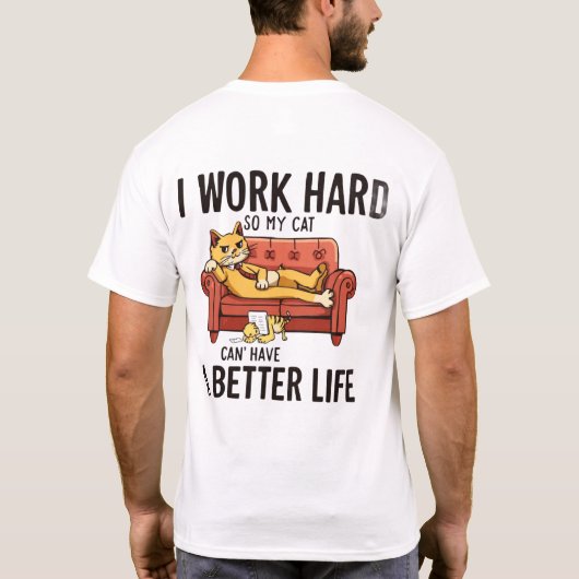 Funny Cat Shirt (Achterkant)