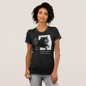 Funny Cat Shirt, blije mensen draag kattenhaar! T-shirt (Voorkant volledig)