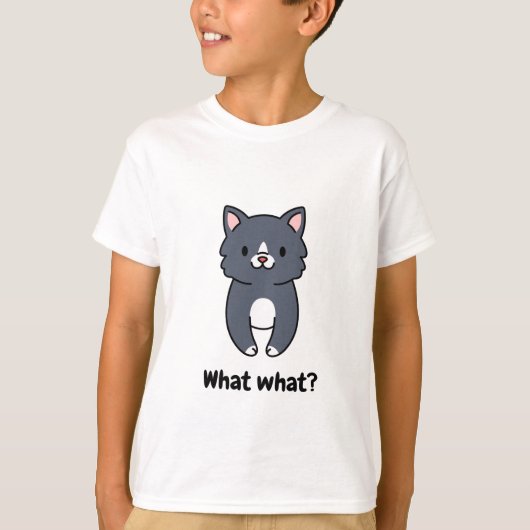 Funny Cat Shirt Cat Front Cat Butt (Voorkant)