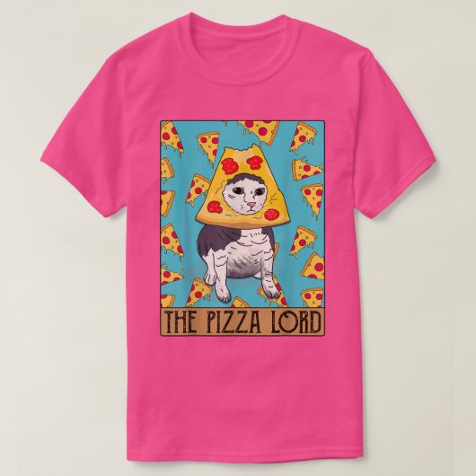 Funny Cat Shirt, Funny Pizza Cat Lovers T-shirt (Design voorkant)