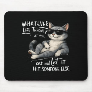 Funny Cat Shirt Funny Quote Graphic T - shirts voo Muismat